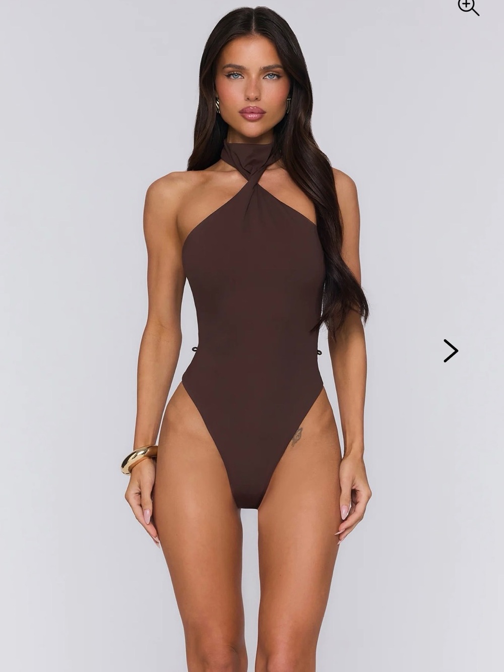 Hello Molly twilight spritz halter bodysuit